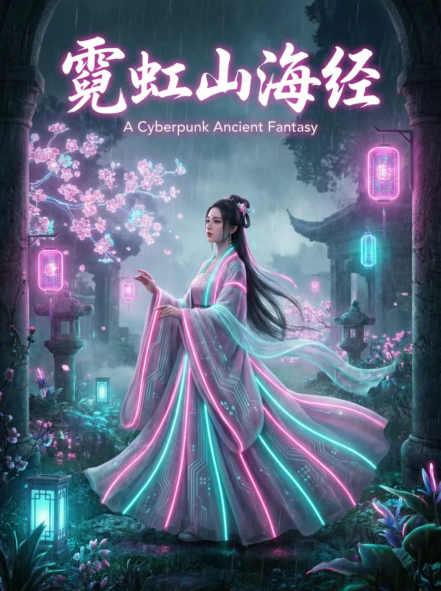 国模私拍 古风奇缘短剧 - 霓虹山海经海报